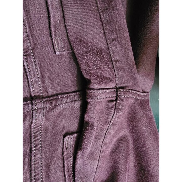 AVA & VIV Skinny Power Stretch Jeans Maroon Size 14W - Picture 4 of 4